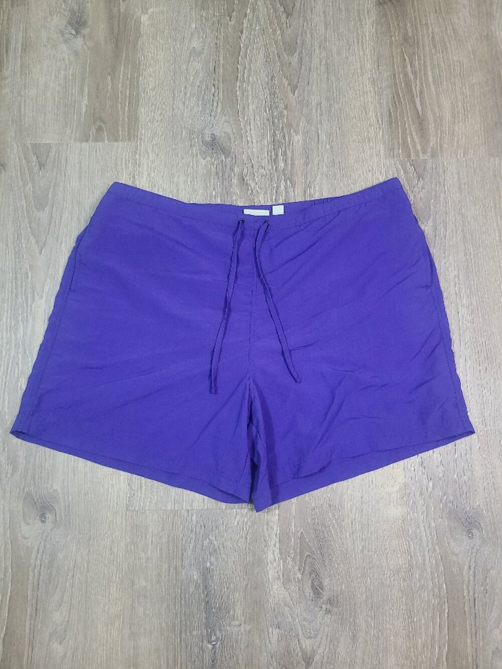 L.L. Bean SunSmart Purple/Blue Supplex Lined Swim Shorts Board Shorts - Size 1X